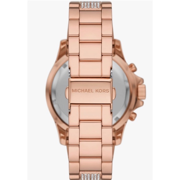 MK7211 Everest Chronograph Rose Gold-Tone Stainless Steel Bracelet watch 42mm - Picture 4 of 6